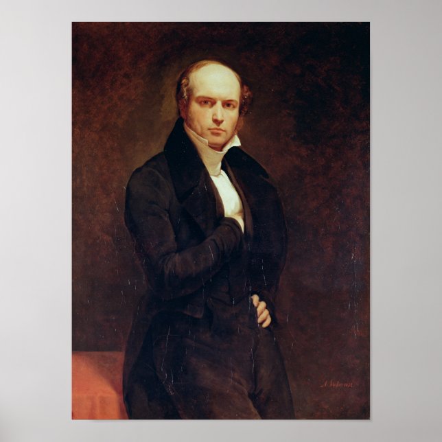 Portrait of Odilon Barrot Poster (Front)