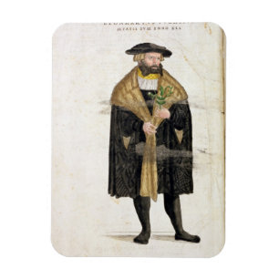 Portrait of of the author age 41, from 'De Histori Magnet