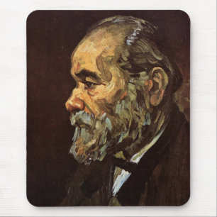 Portrait of Old Man with Beard by Vincent van Gogh Mouse Mat