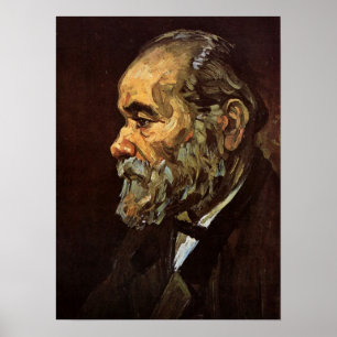 Portrait of Old Man with Beard by Vincent van Gogh Poster