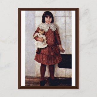 Portrait Of Olga Surikova Vasilyevna The Artist'S Postcard