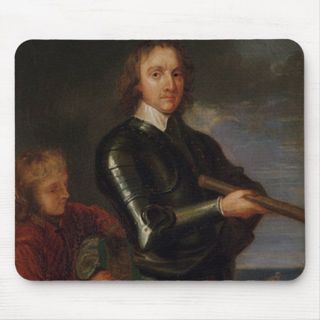 Portrait of Oliver Cromwell Mouse Mat (Front)