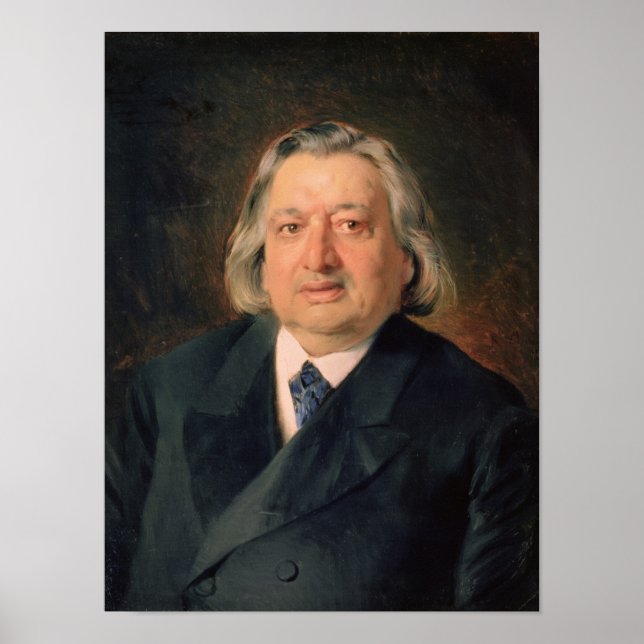 Portrait of Ossip Petrov , 1870 Poster (Front)