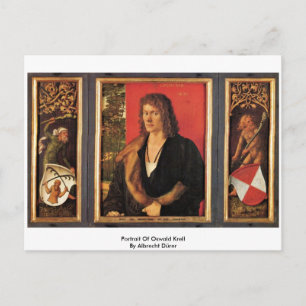 Portrait Of Oswald Krell By Albrecht Dürer Postcard