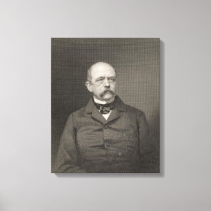 Portrait of Otto von Bismarck Canvas Print