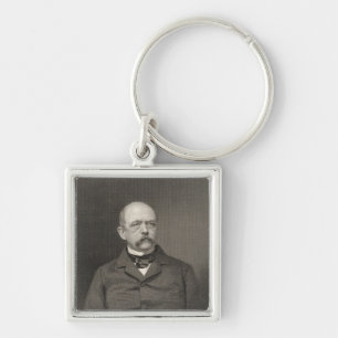 Portrait of Otto von Bismarck Key Ring