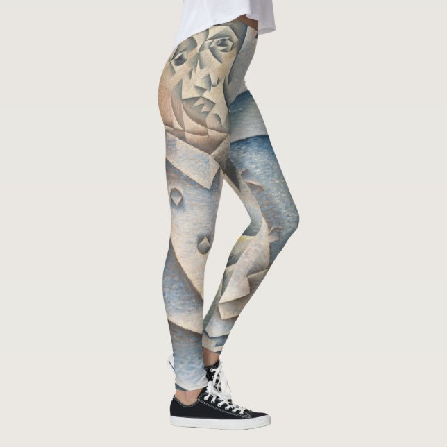 Portrait of Pablo Picasso by Juan Gris Leggings (Right)