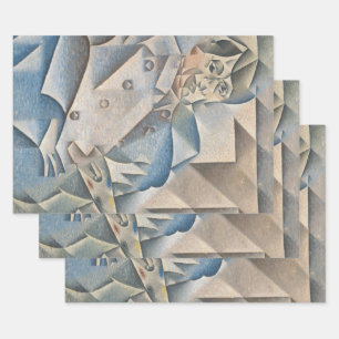 Portrait of Pablo Picasso by Juan Gris Wrapping Paper Sheet