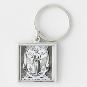 Portrait of Paracelsus Key Ring