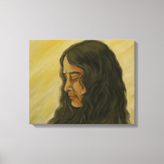 Portrait of Paramahansa yogananda Canvas Print