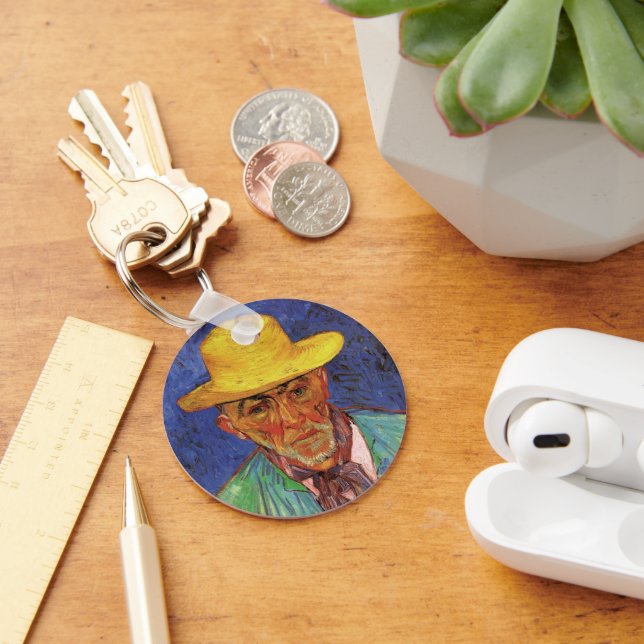 Portrait of Patience Escalier by Vincent van Gogh Key Ring (Desk)