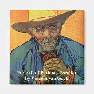 Portrait of Patience Escalier by Vincent van Gogh Magnet