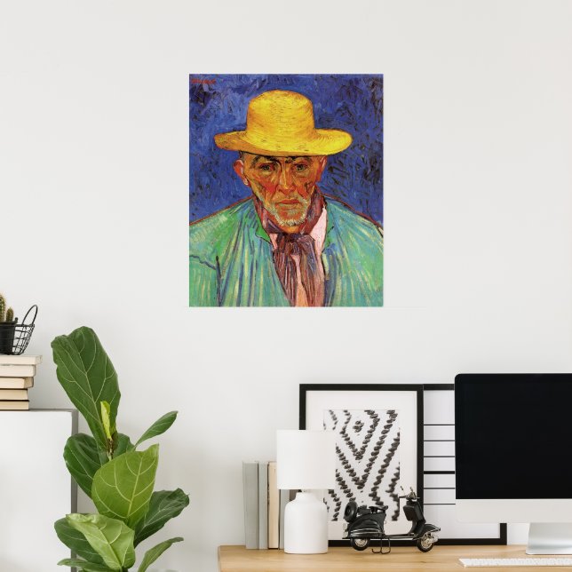 Portrait of Patience Escalier by Vincent van Gogh Poster (Home Office)