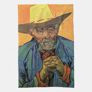 Portrait of Patience Escalier by Vincent van Gogh Tea Towel