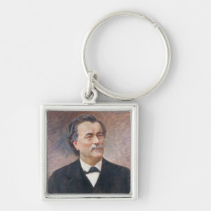 Portrait of Paul Bert Key Ring