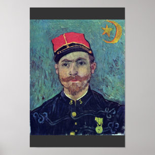 Portrait Of Paul-Eugène Milliet Second Lieutenant Poster