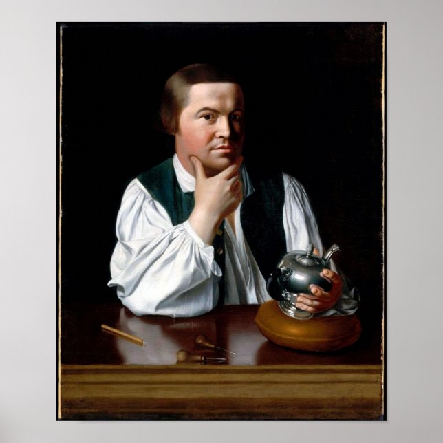 Portrait of Paul Revere Poster (Front)
