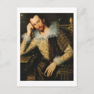 Portrait of Peter Saltonstall Fine Art Postcard