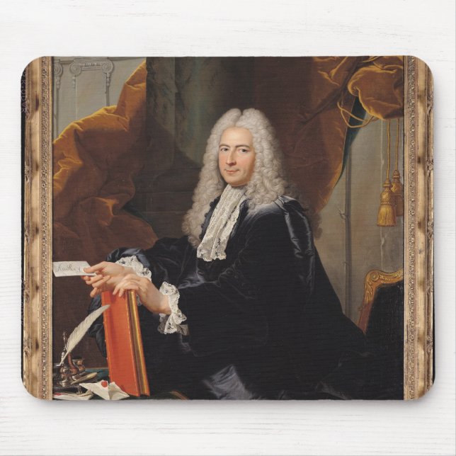 Portrait of Philibert Orry Mouse Mat (Front)