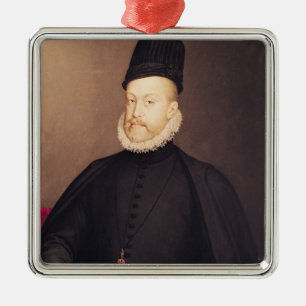 Portrait of Philip II  c.1580 Metal Tree Decoration