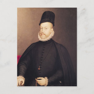 Portrait of Philip II  c.1580 Postcard