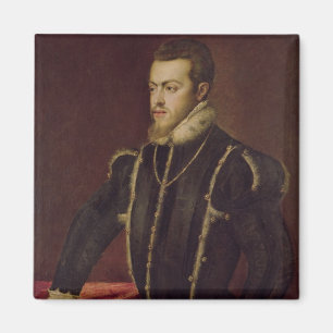 Portrait of Philip II  of Spain Magnet