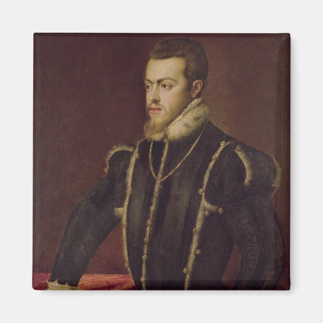 Portrait of Philip II  of Spain Magnet (Front)
