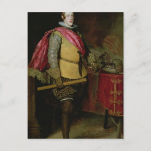 Portrait of Philip IV  of Spain Postcard