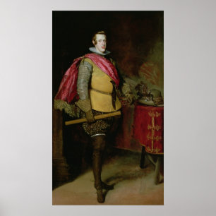 Portrait of Philip IV of Spain Poster