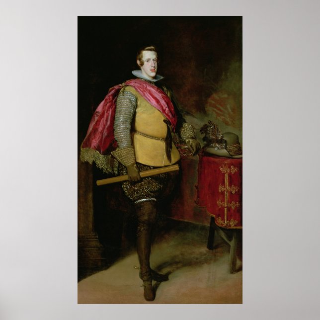 Portrait of Philip IV  of Spain Poster (Front)