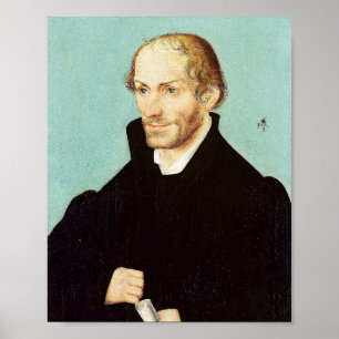 Portrait of Philip Melanchthon, 1537 Poster