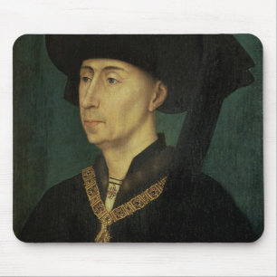 Portrait of Philip the Good  Duke of Burgundy Mouse Mat