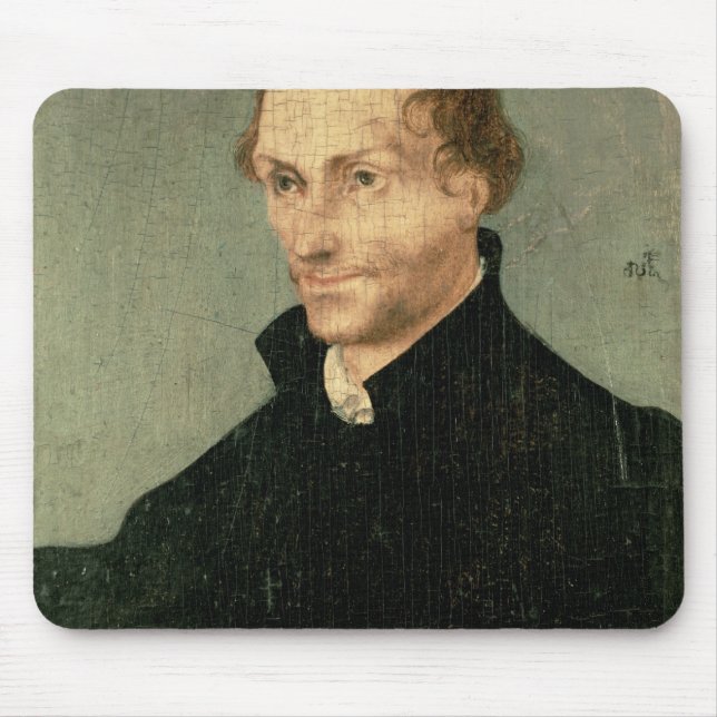 Portrait of Philipp Melanchthon , 1532 Mouse Mat (Front)