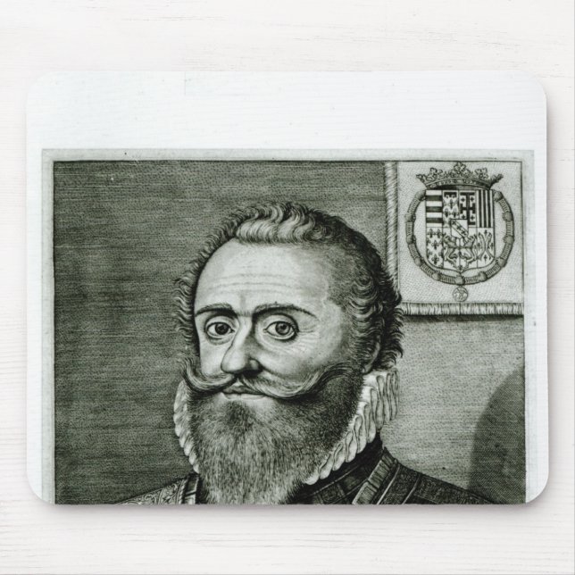 Portrait of Philippe-Emmanuel de Lorraine Mouse Mat (Front)