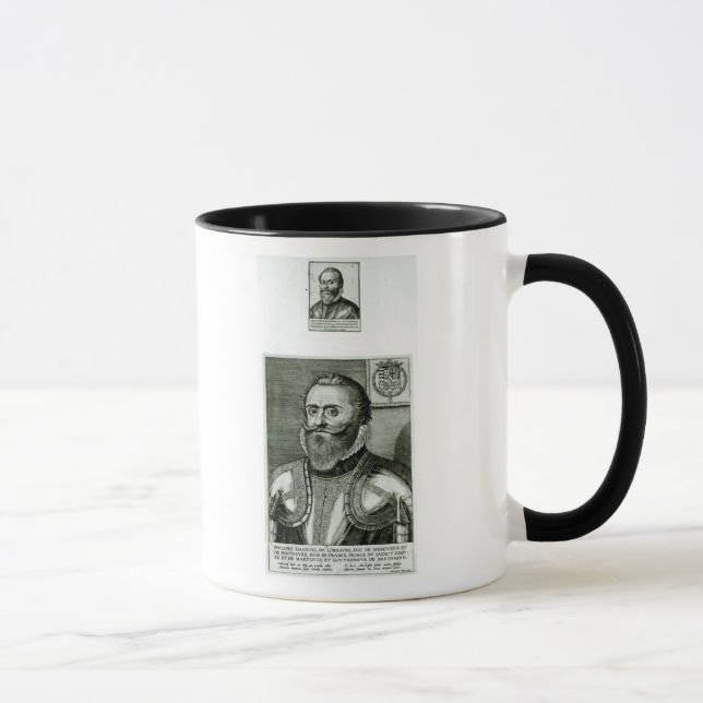 Portrait of Philippe-Emmanuel de Lorraine Mug (Right)