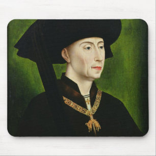 Portrait of Philippe le Bon  Duc de Bourgogne Mouse Mat