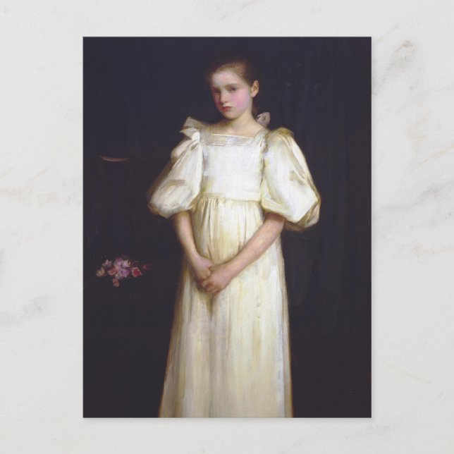 Portrait of Phyllis Waterlow by John Waterhouse Postcard (Front)