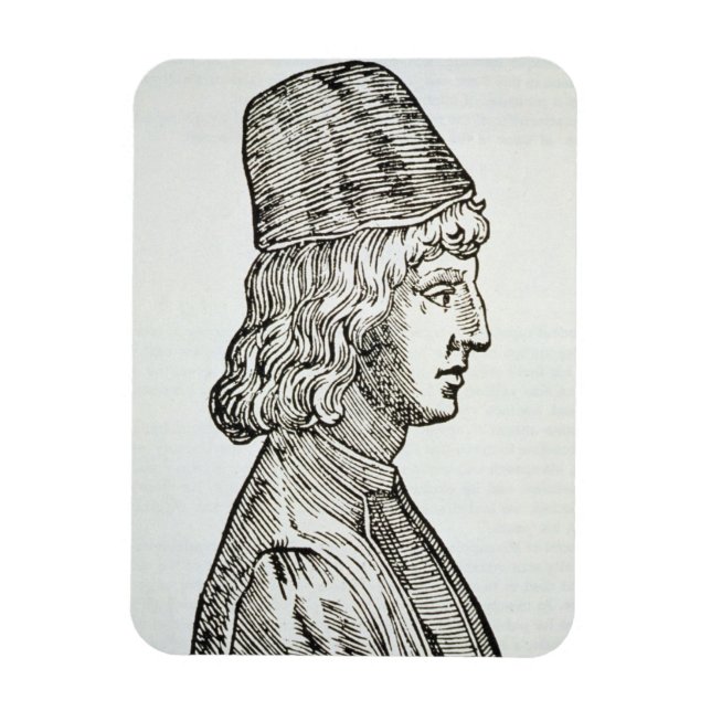 Portrait of Pico della Mirandola (1463-94), from ' Magnet (Vertical)
