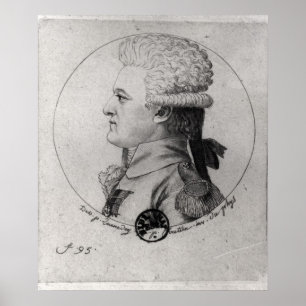 Portrait of Pierre Charles de Villeneuve Poster
