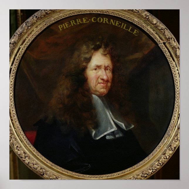 Portrait of Pierre Corneille Poster (Front)
