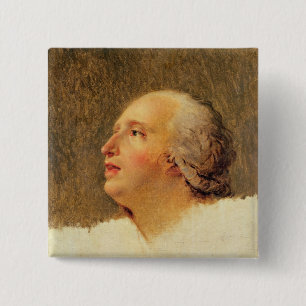 Portrait of Pierre Louis Prieur 15 Cm Square Badge