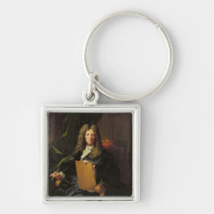 Portrait of Pierre Mignard c.1690 Key Ring