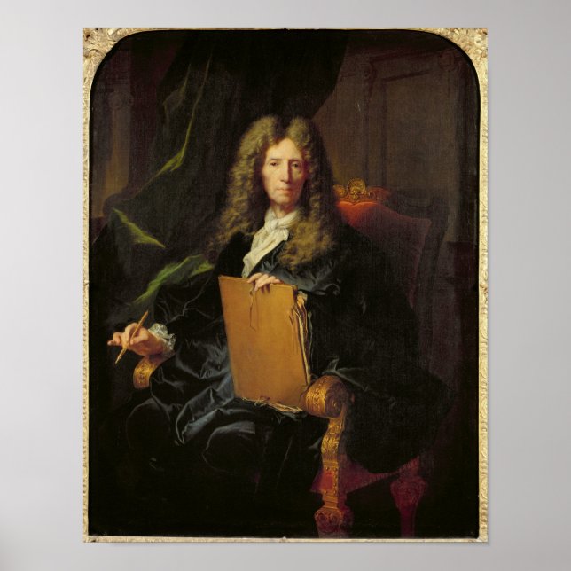 Portrait of Pierre Mignard  c.1690 Poster (Front)