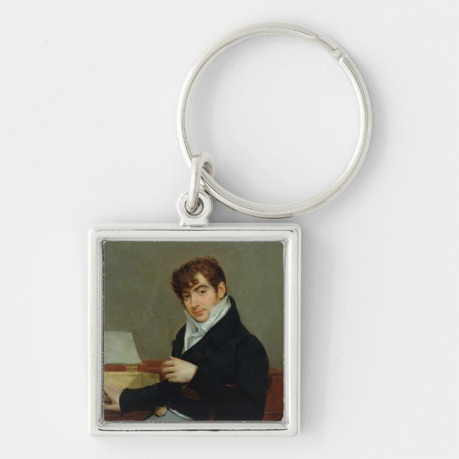Portrait of Pierre Zimmermann  1808 Key Ring (Front)