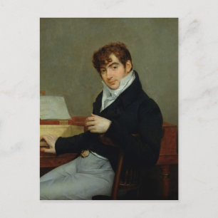Portrait of Pierre Zimmermann  1808 Postcard