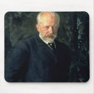Portrait of Piotr Ilyich Tchaikovsky Mouse Mat