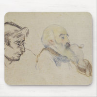 Portrait of Pissarro by Gauguin