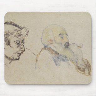Portrait of Pissarro by Gauguin Mouse Mat
