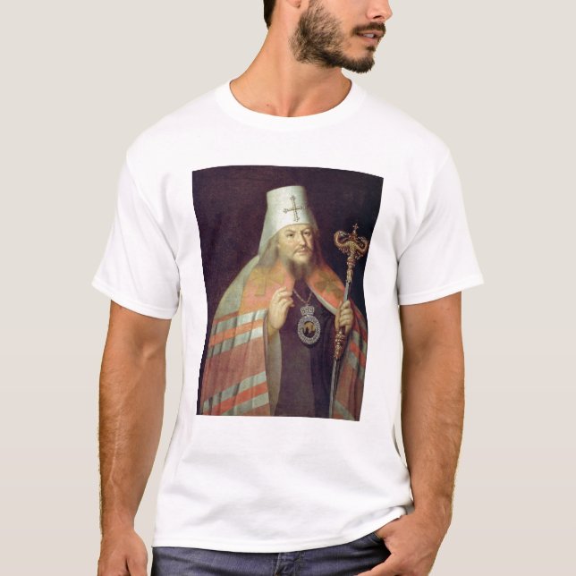 Portrait of Plato II, Metropolitan of Moscow T-Shirt (Front)