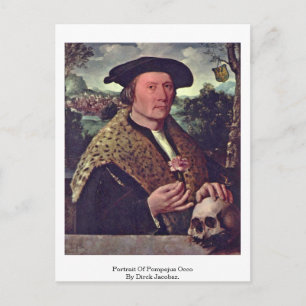 Portrait Of Pompejus Occo By Dirck Jacobsz. Postcard